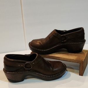 Durango Women’s Brown Western‎ Harness Clogs Slip On Shoes Size 7.5